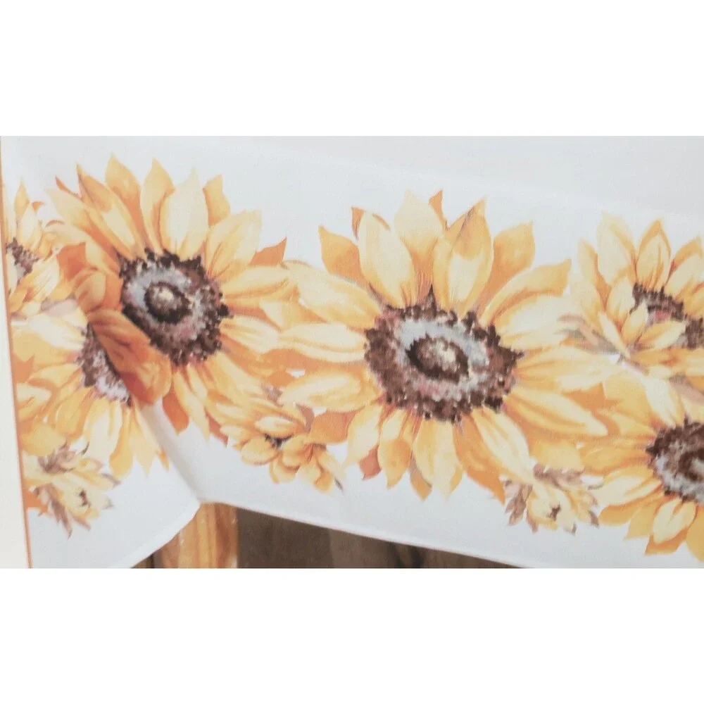 Printed Linen Tablecloth 60